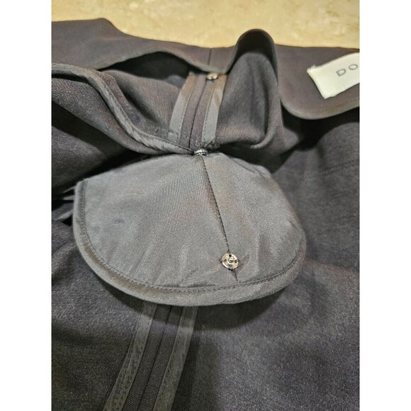 Women's Doncaster Silk Trim Jacket Black Full Zip Size 6 - Picture 7 of 11